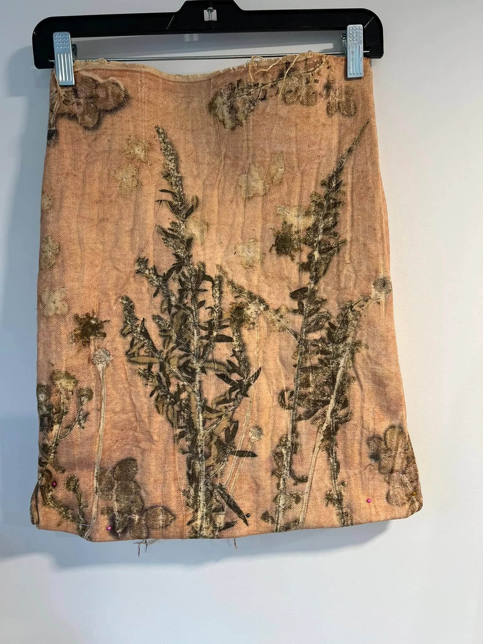 Grasses on peach